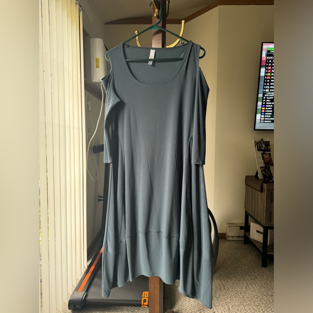 Dusty Blue Dress